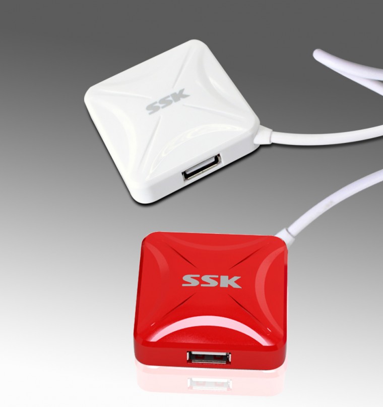 飚王（SSK） SHU027烽火HUB集线器 USB2.0