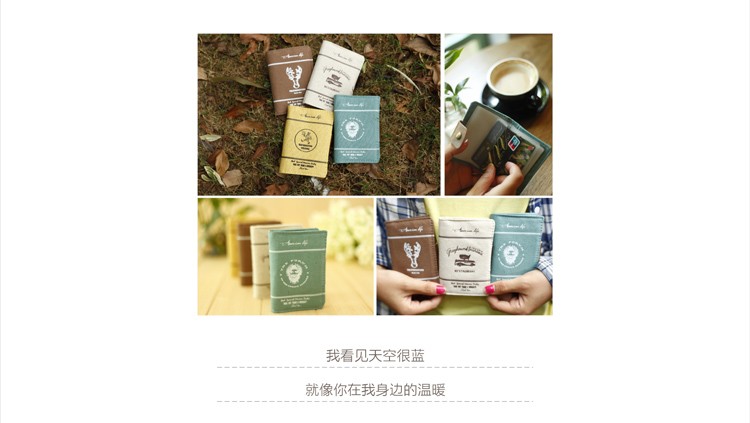 广博（GuangBo）HBD02604 美式生活卡包/卡夹/卡套/卡片包 颜色随机