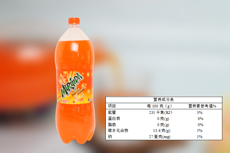 美年达2l/瓶