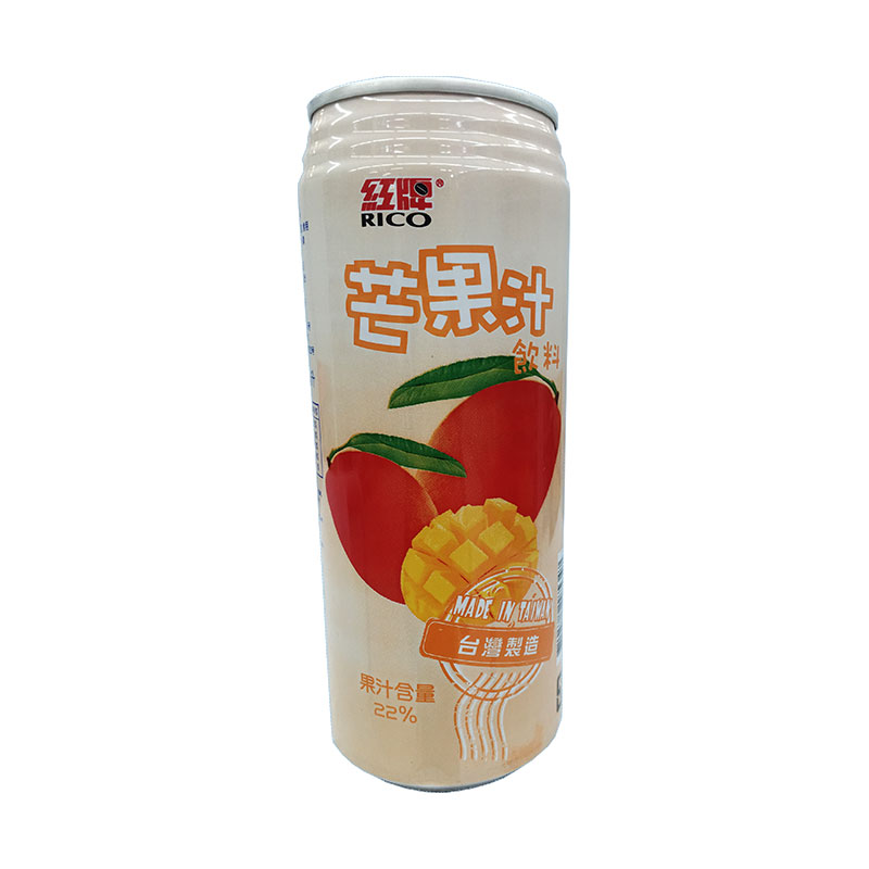 台湾地区 红牌 芒果汁饮料 490ml/听